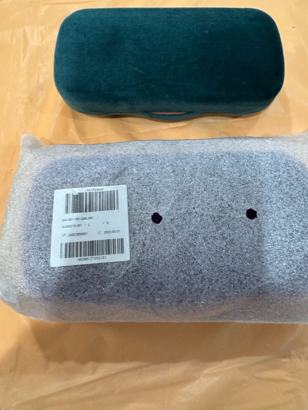 Gucci Sunglasses Cases in Teal and Purple - Picture 2 of 6